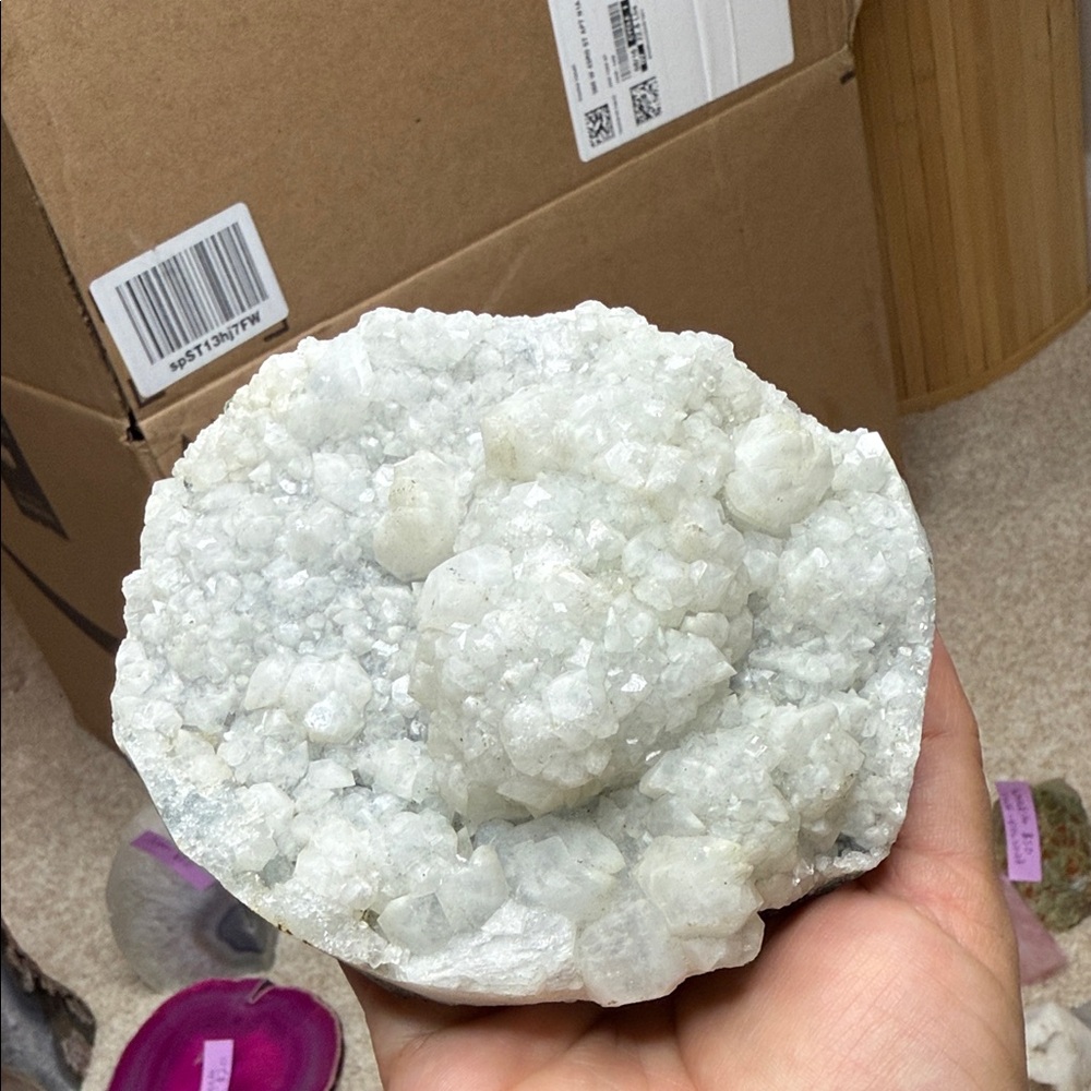 Apophyllite Cluster Crystal